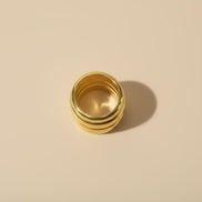 Minimalist Chunky Gold Ring