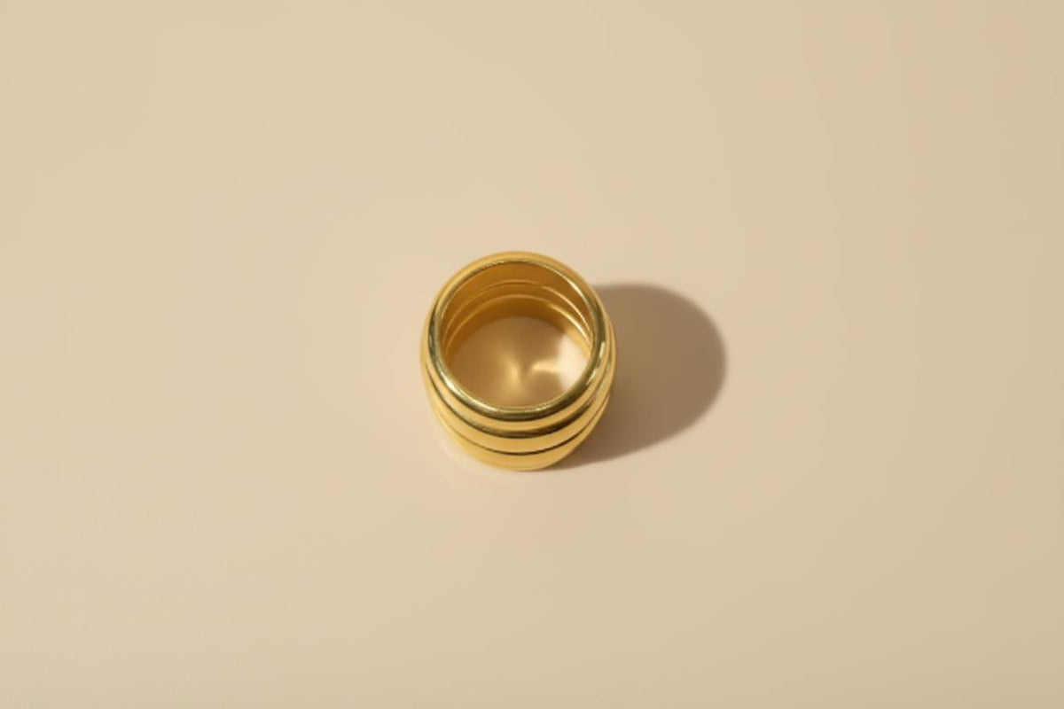 Minimalist Chunky Gold Ring