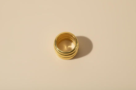 Minimalist Chunky Gold Ring