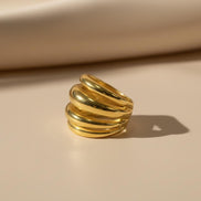 Minimalist Chunky Gold Ring