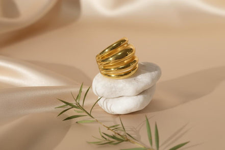 Minimalist Chunky Gold Ring