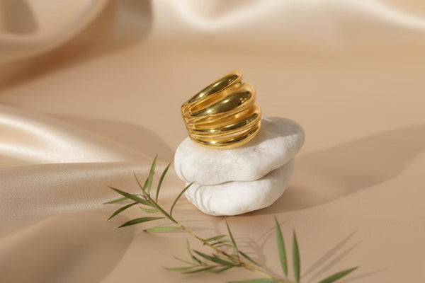Minimalist Chunky Gold Ring