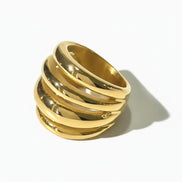 Minimalist Chunky Gold Ring