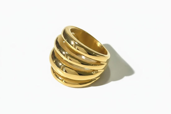Minimalist Chunky Gold Ring