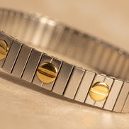 Adjustable Two-Tone Bracelet