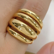 Minimalist Chunky Gold Ring