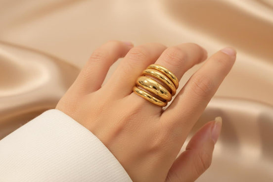 Minimalist Chunky Gold Ring