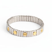 Adjustable Two-Tone Bracelet