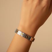 Adjustable Two-Tone Bracelet