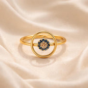 Gold Spiral Jade Stone Ring - Bold Green Jade Statement Ring - Chunky Gold Wrap Ring - Gift for Mom
