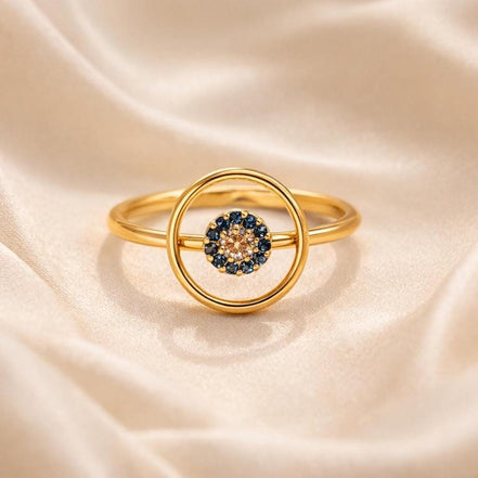 Gold Spiral Jade Stone Ring - Bold Green Jade Statement Ring - Chunky Gold Wrap Ring - Gift for Mom